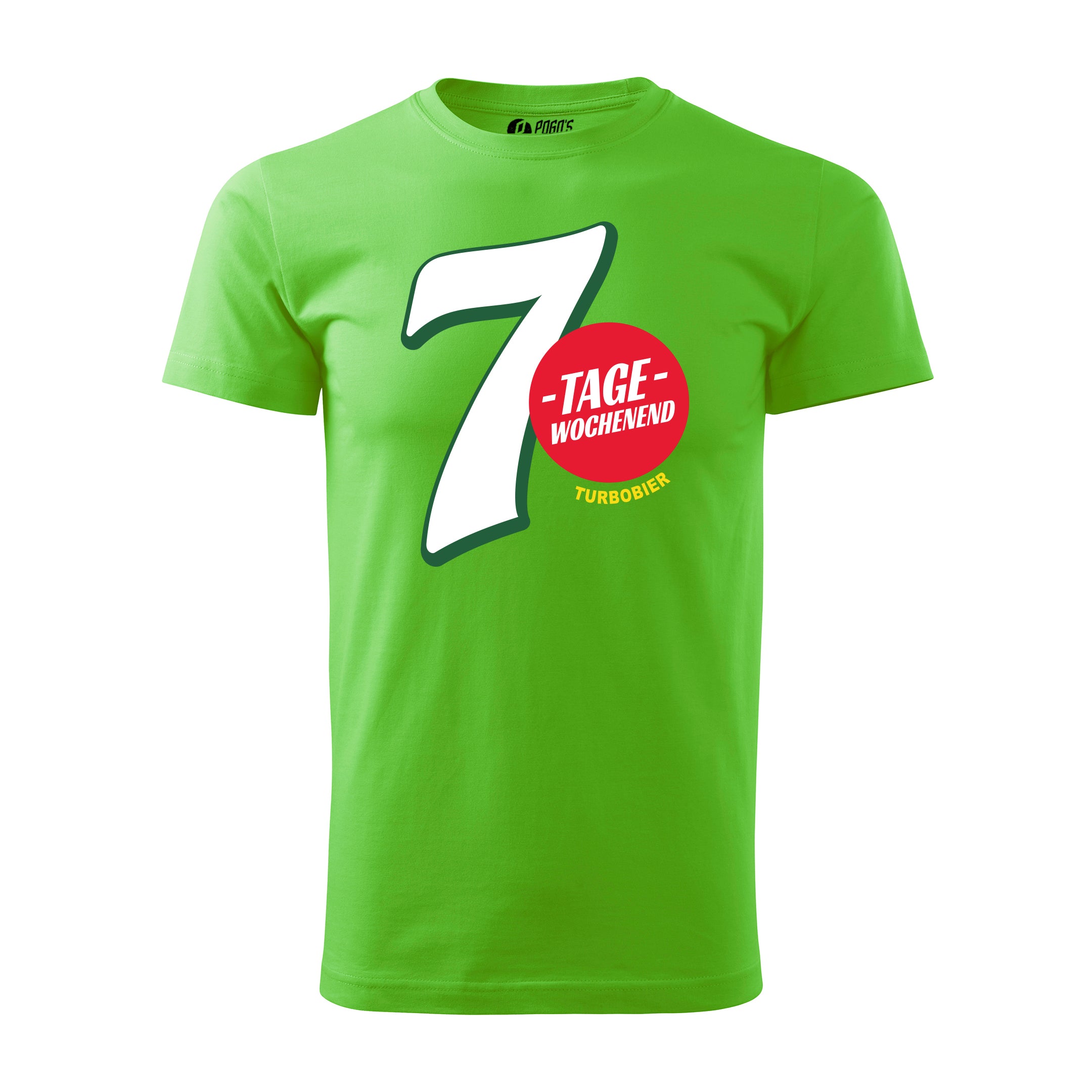 TURBOBIER 7TW Shirt Baumwolle schwarz