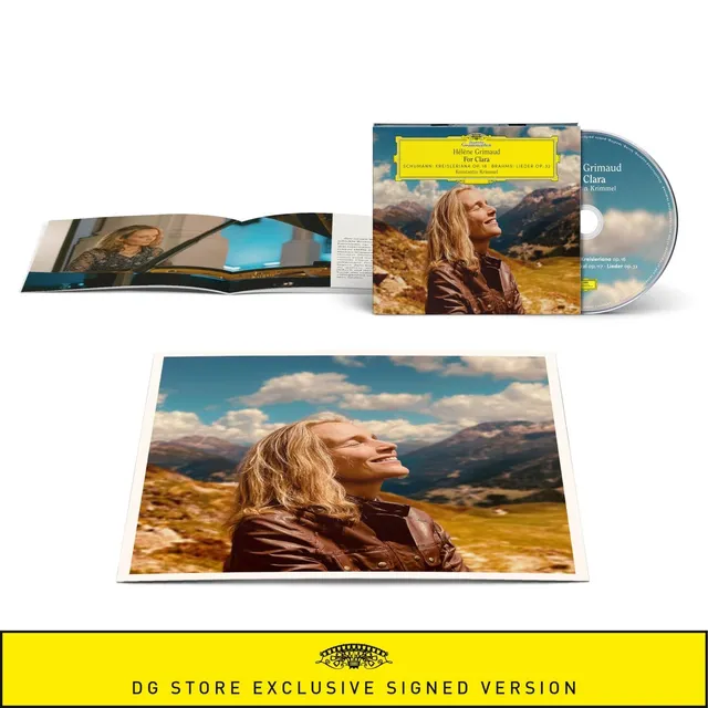 Deutsche Grammophon Grimaud For Clara CD Digipak signiert
