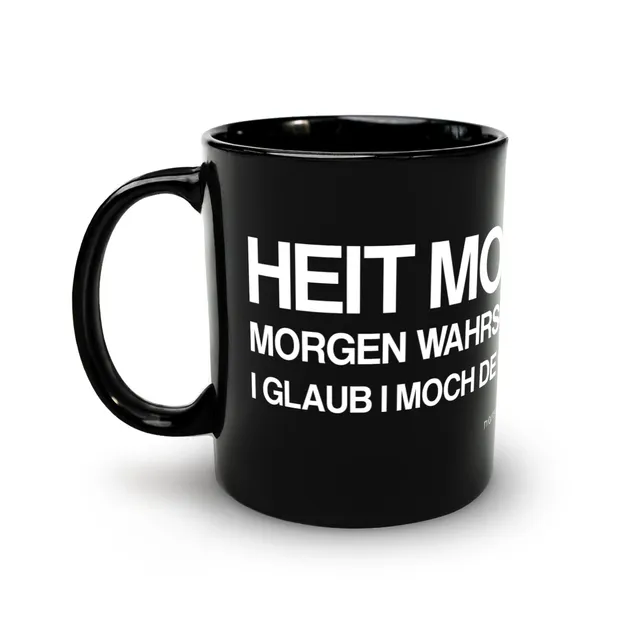 Marco Pogo Heit moch i nix Häferl 0,3l Keramik