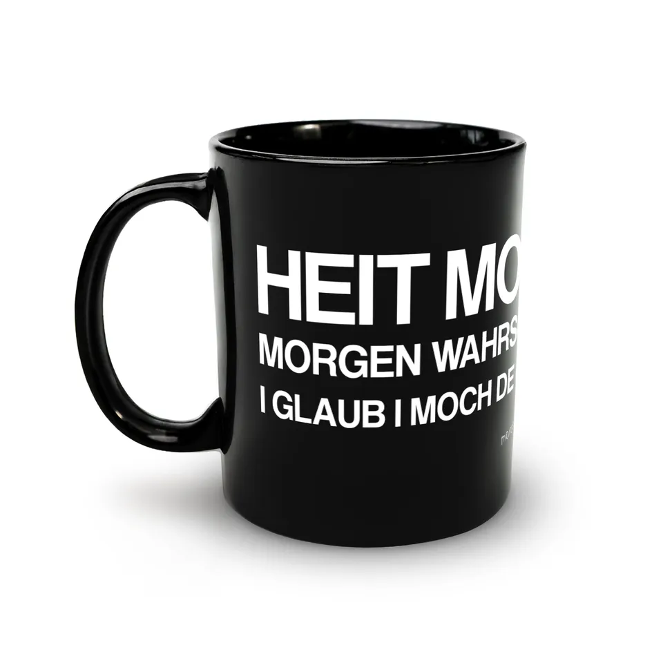 Marco Pogo Heit moch i nix Häferl 0,3l Keramik