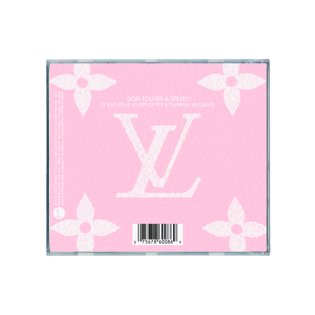 Pharrell Williams LV Bag CD Single Don Toliver j-hope