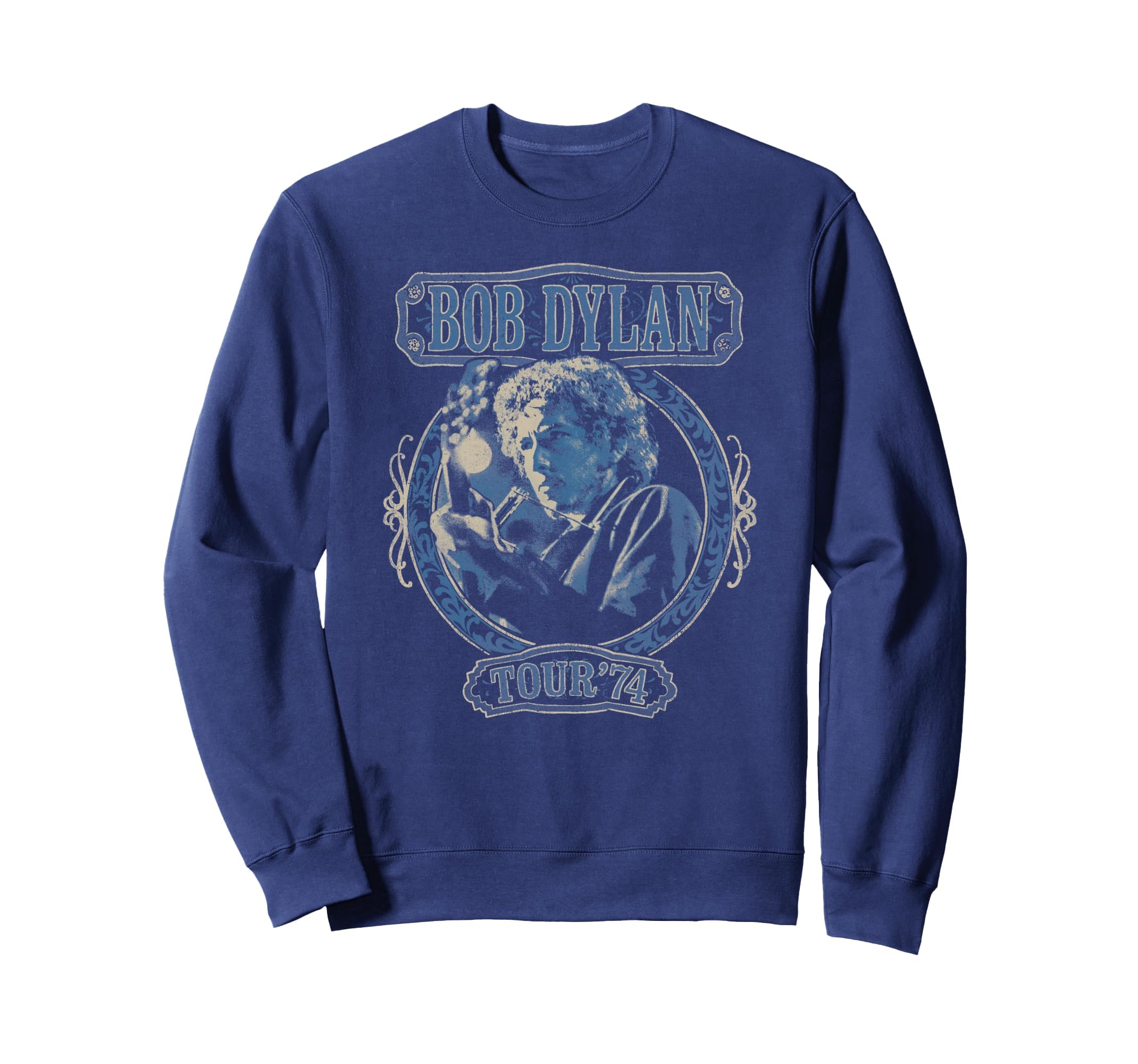 Bob Dylan Tour 74 Sweatshirt schwarz offiziell