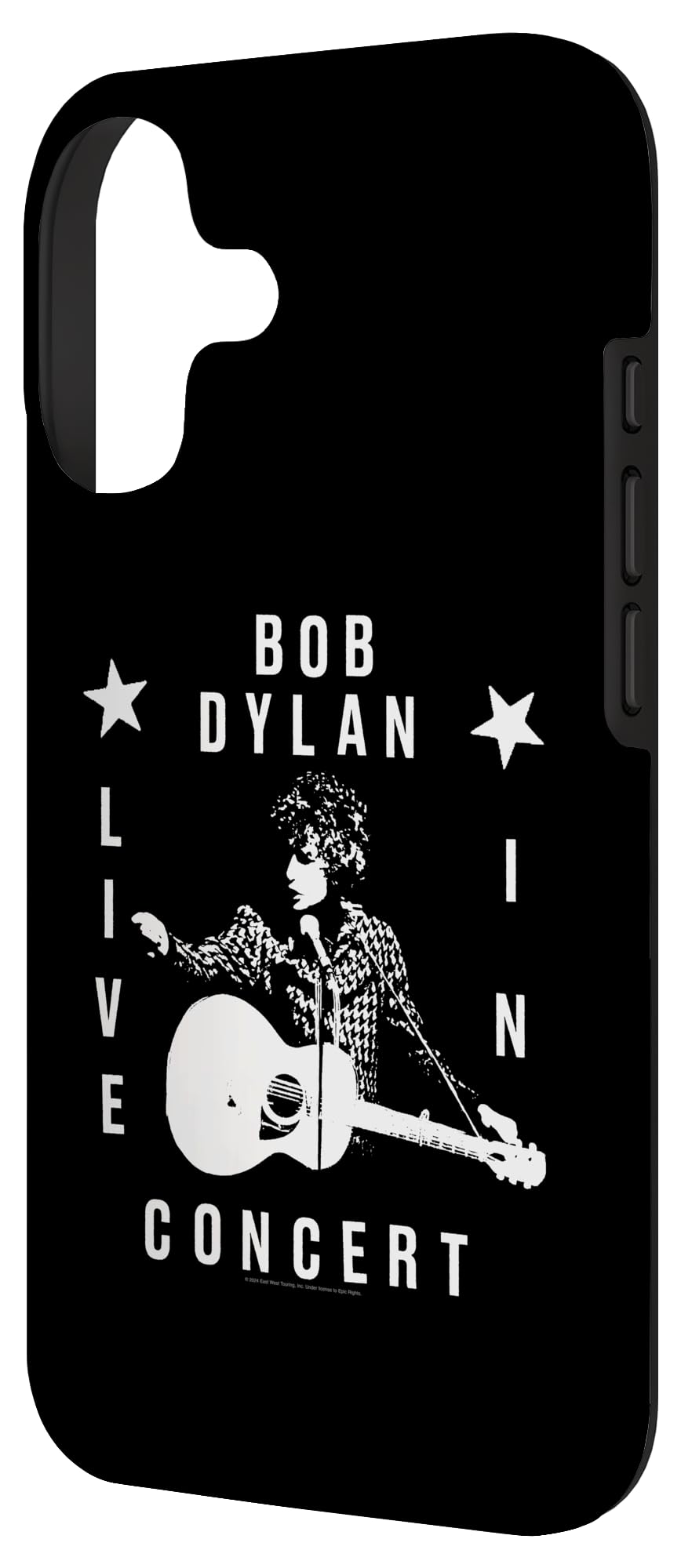 Bob Dylan Live In Concert iPhone 17 Handyhülle stoßfest