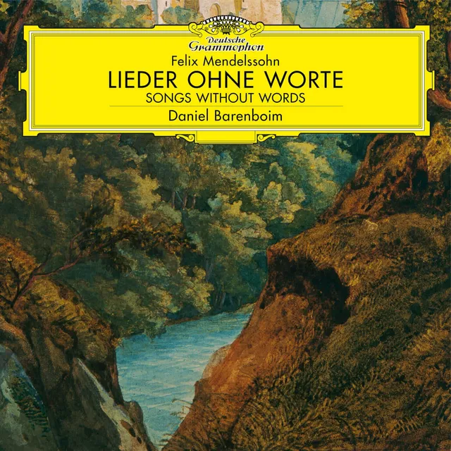 Deutsche Grammophon Barenboim Mendelssohn Lieder Vinyl 3LP Box