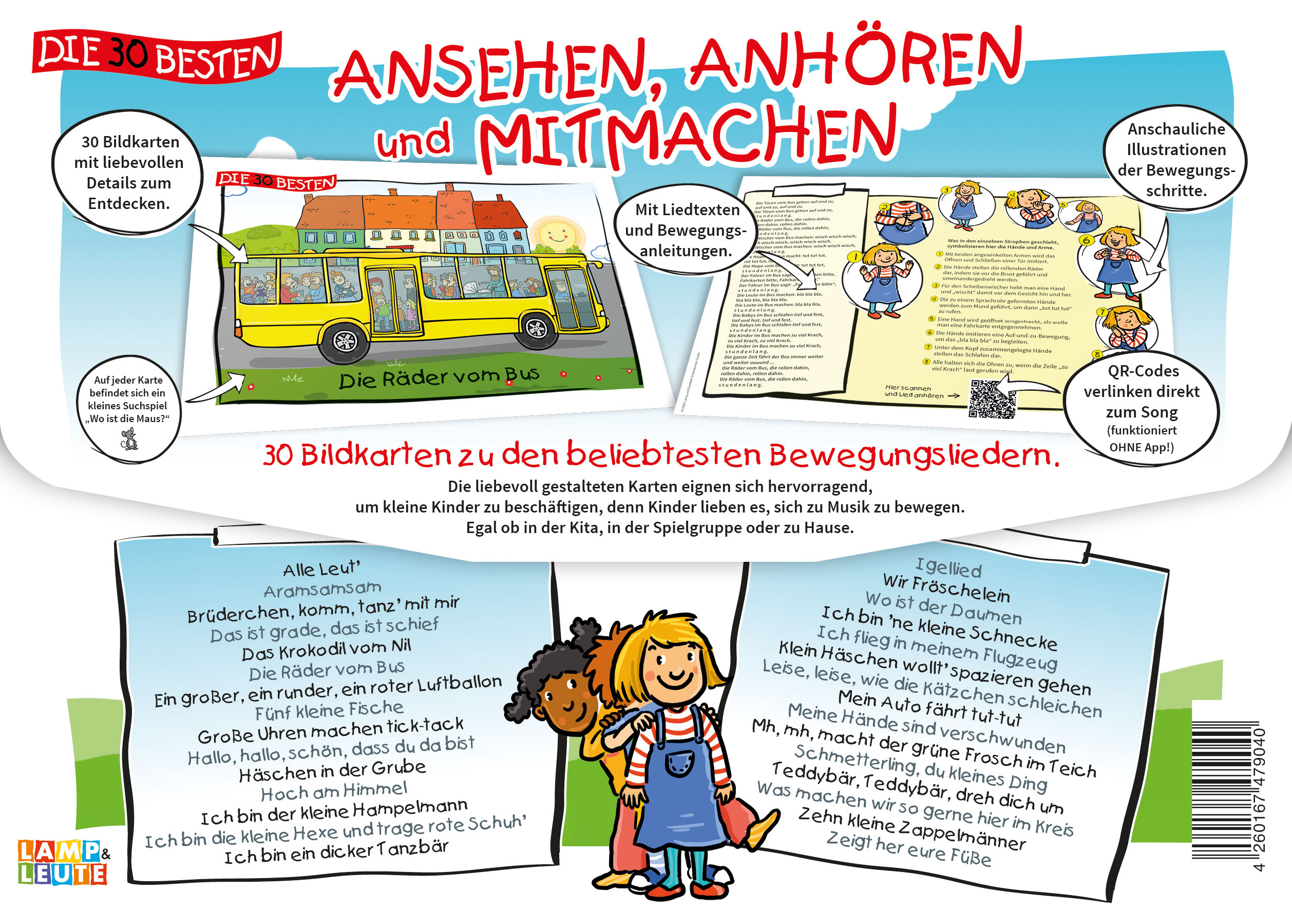 Lamp und Leute Die 30 besten Spiel- und Bewegungslieder Bildkarten