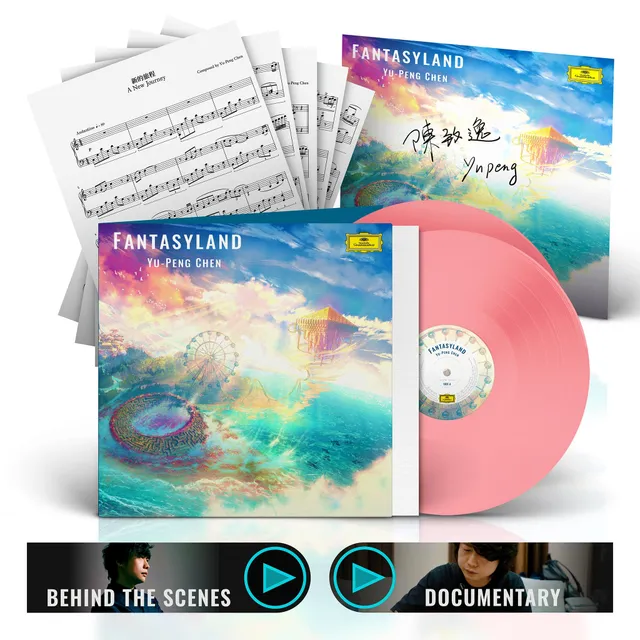 Deutsche Grammophon Yu-Peng Chen Fantasyland Vinyl rosé 2LP signiert