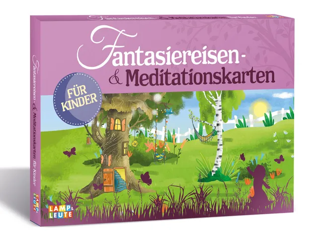 Lamp und Leute Fantasiereisen Meditationskarten Bildkarten-Set