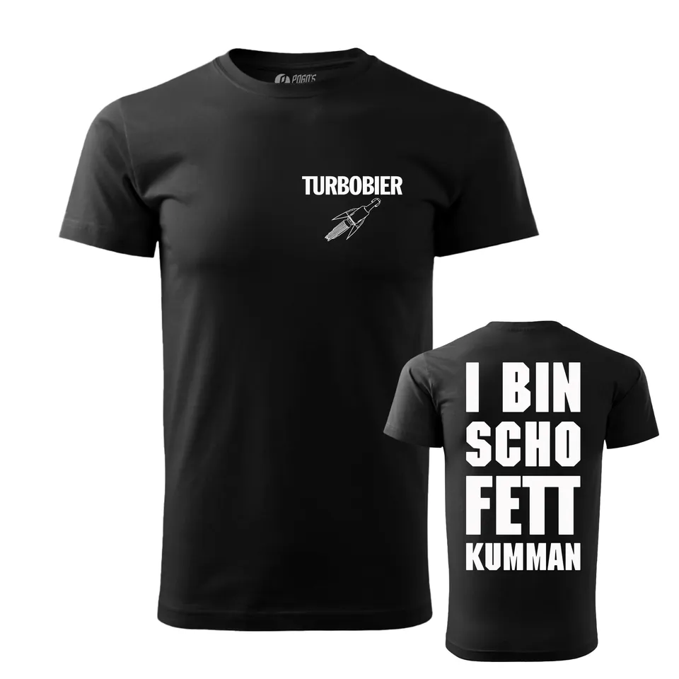 Pogo's Empire Turbobier Fett kumman Shirt Baumwolle
