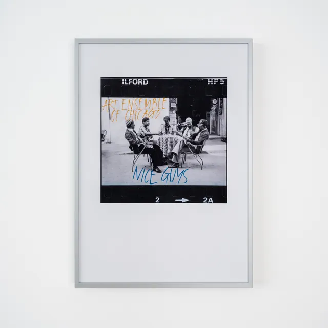 ECM Records Nice Guys Kunstdruck A3 Rahmen