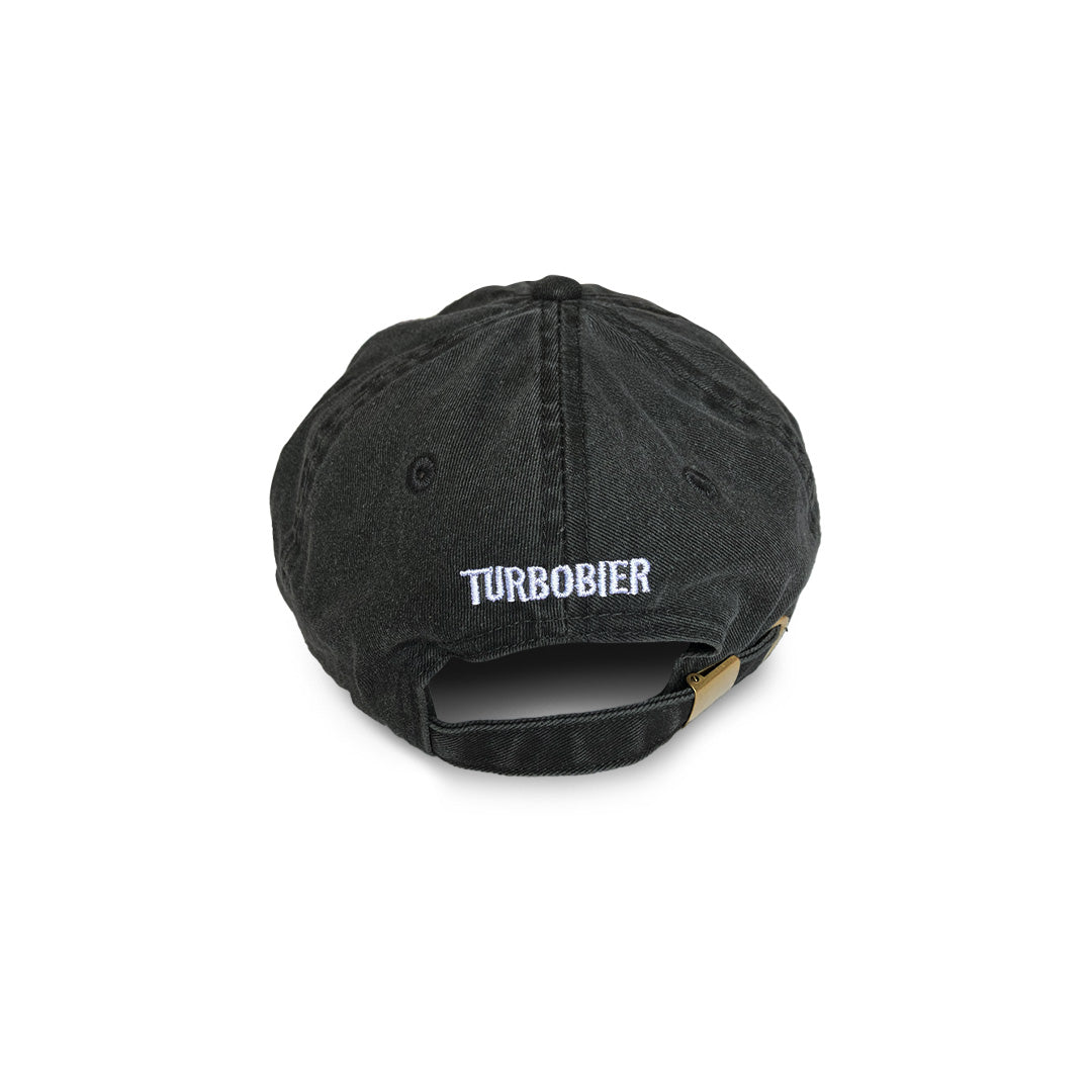 Turbobier Vintage Cap Das Leben is ein Oaschloch schwarz