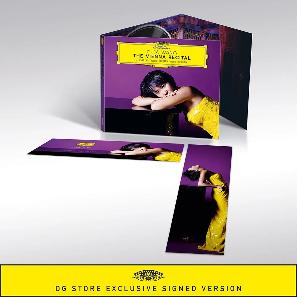 Deutsche Grammophon Yuja Wang The Vienna Recital CD signiert Klavier