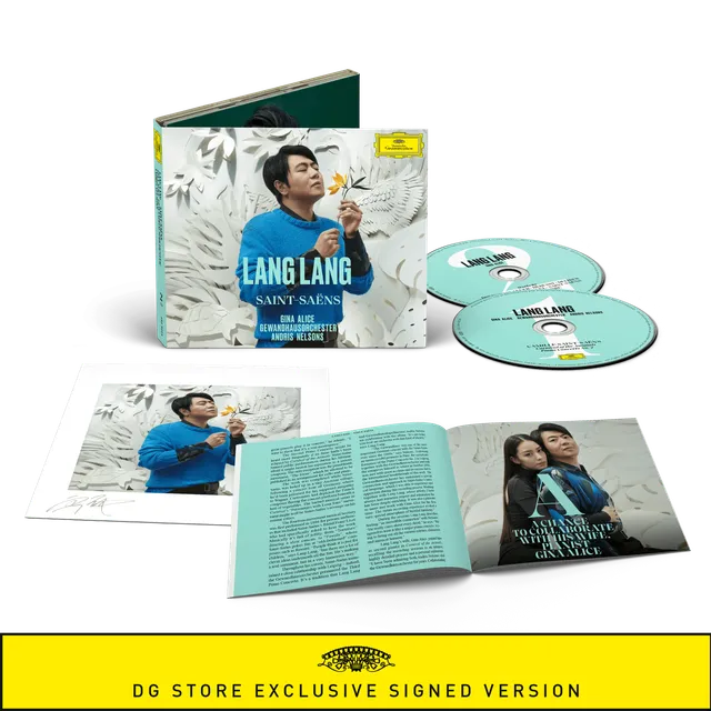 Deutsche Grammophon Lang Lang Saint-Saëns Vinyl signiert