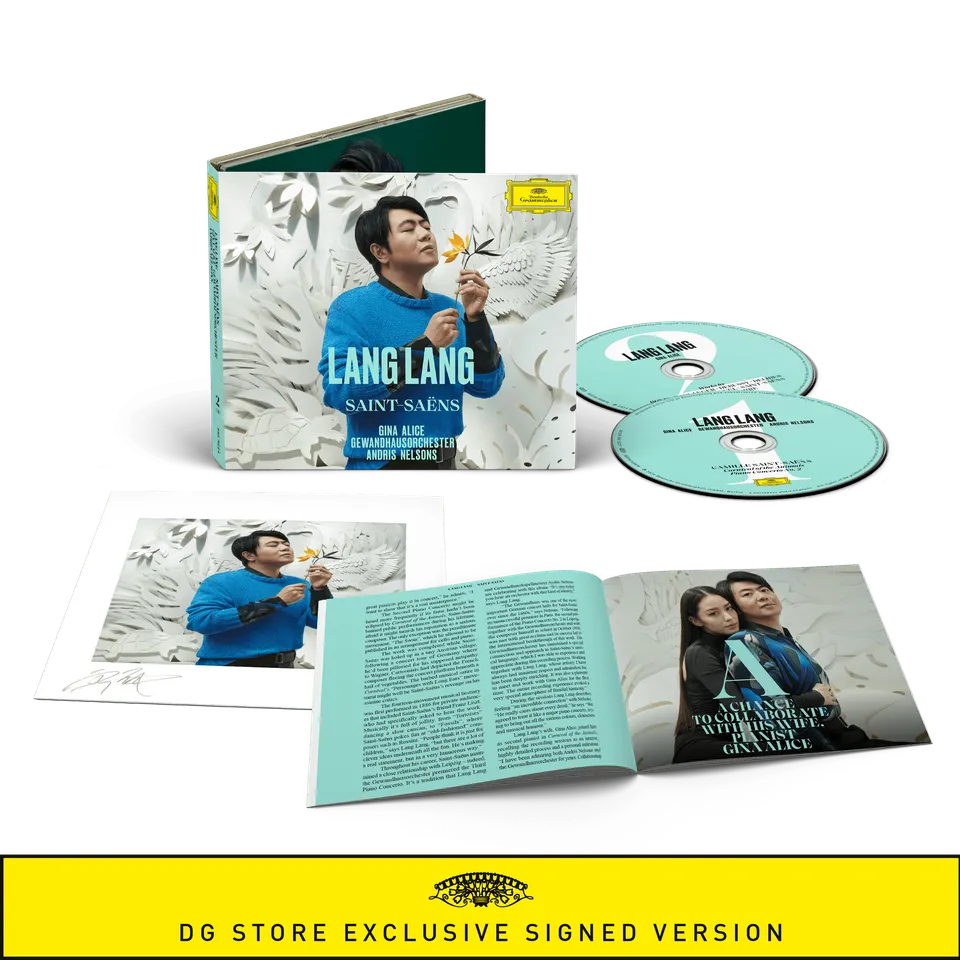 Deutsche Grammophon Lang Lang Saint-Saëns Vinyl signiert