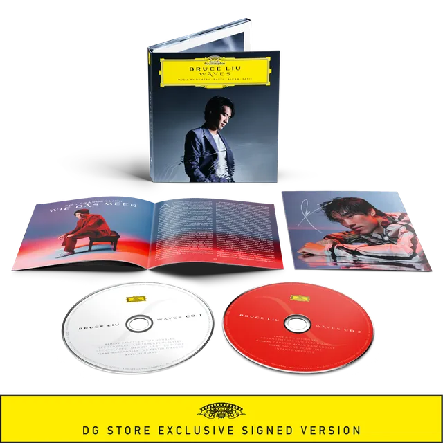 Deutsche Grammophon Bruce Liu Waves Klavier CD Deluxe signiert