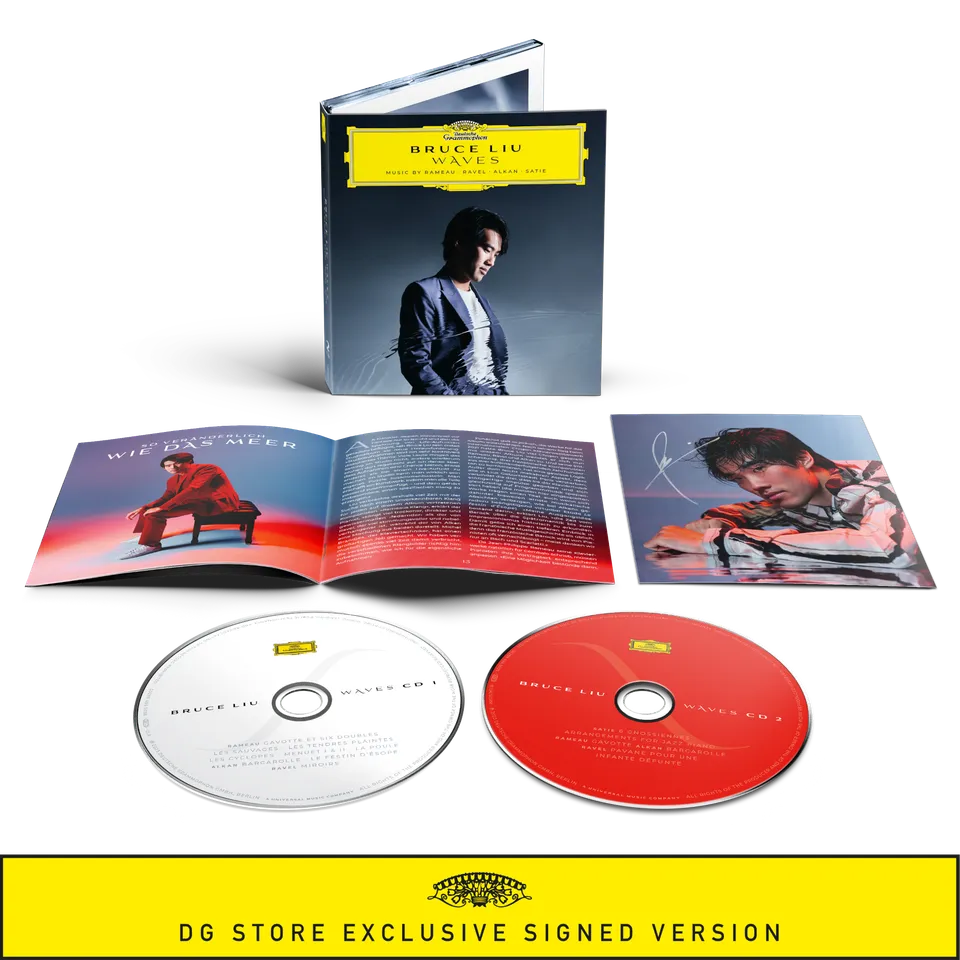 Deutsche Grammophon Bruce Liu Waves Klavier CD Deluxe signiert
