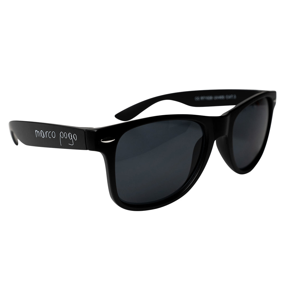 Marco Pogo Sonnenbrille schwarz Festival UV-Schutz