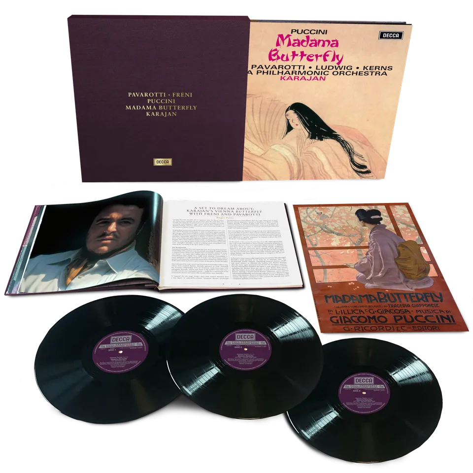 Decca Pavarotti Madama Butterfly Deluxe Vinyl-Box Hybrid-SACD