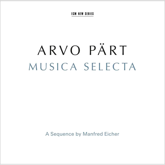 Deutsche Grammophon Arvo Pärt Musica Selecta Doppel-CD Eicher