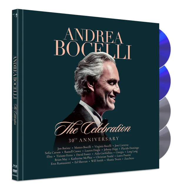 Andrea Bocelli The Celebration 30th Anniversary Blu-ray DVD Box Live Tuscany