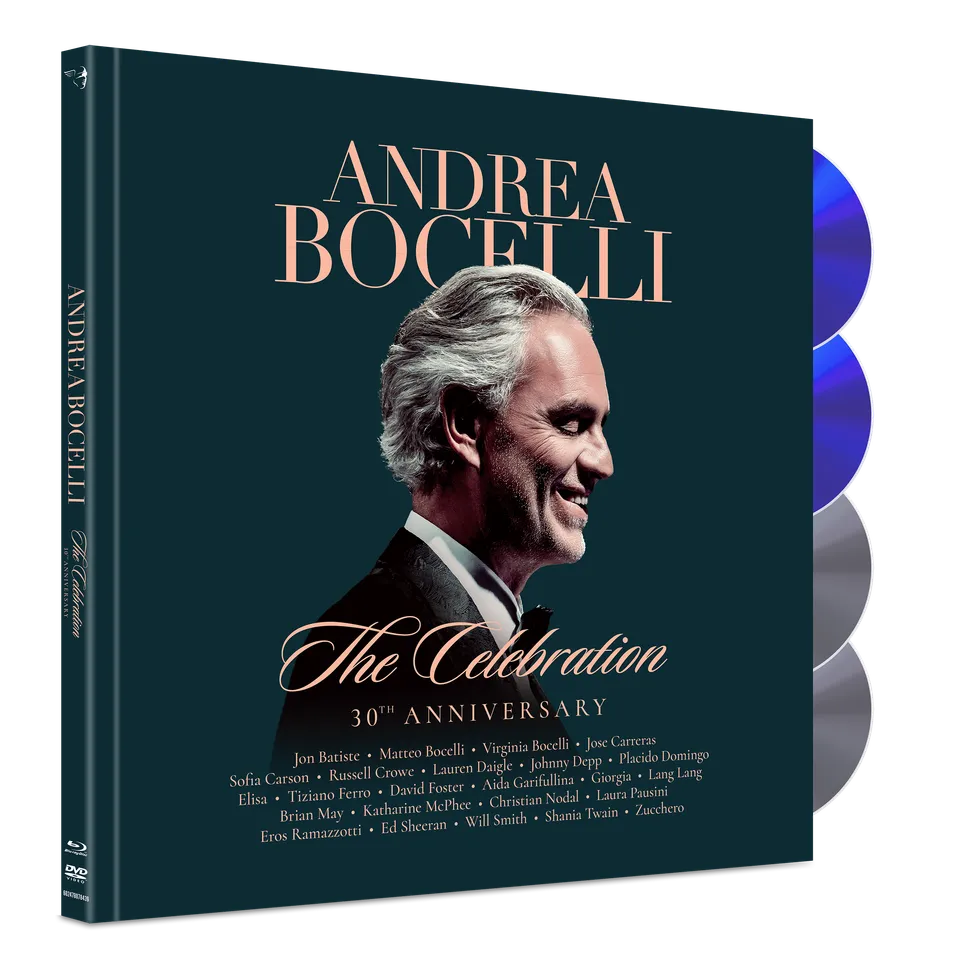 Andrea Bocelli The Celebration 30th Anniversary Blu-ray DVD Box Live Tuscany