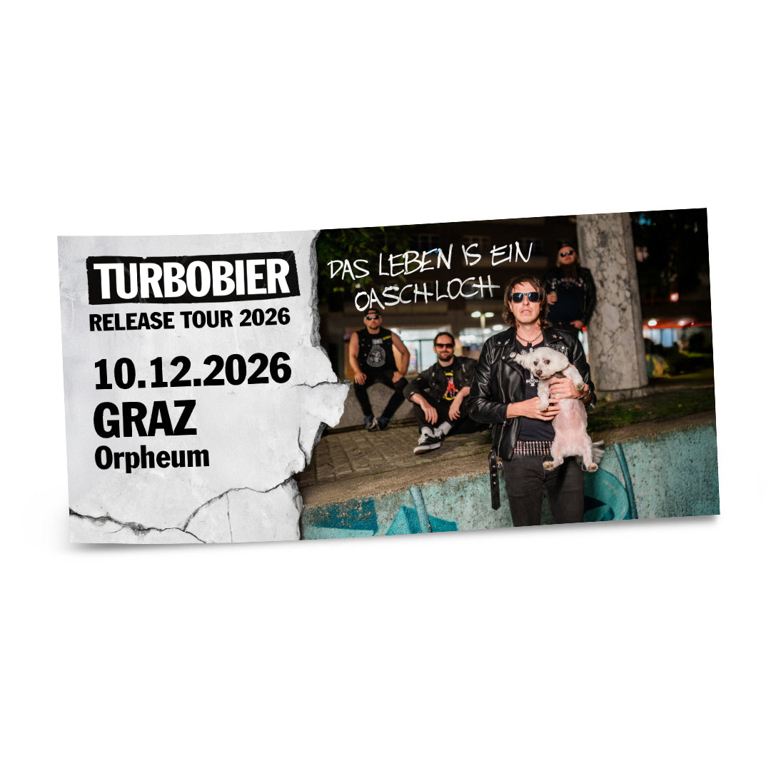 TURBOBIER Oaschloch-Tour Bundle CD + Hardticket AT