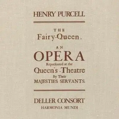 Deutsche Grammophon Purcell Fairy Queen CD Deller Consort Barockoper