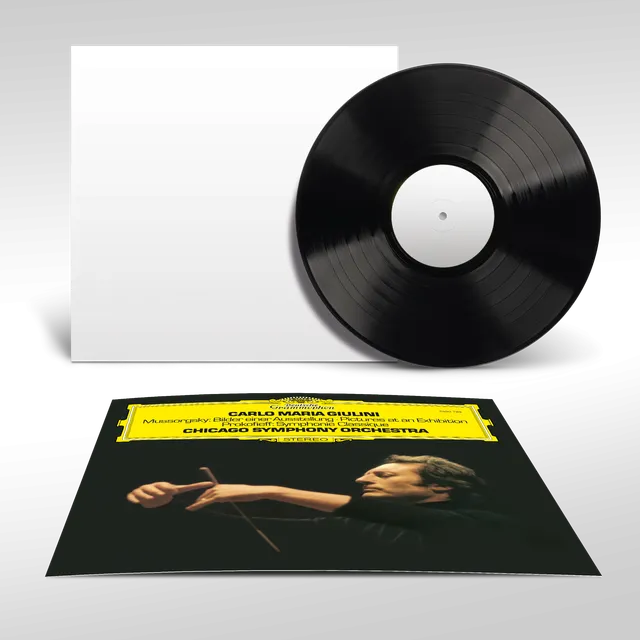 Deutsche Grammophon Giulini Mussorgsky Bilder White Label Vinyl