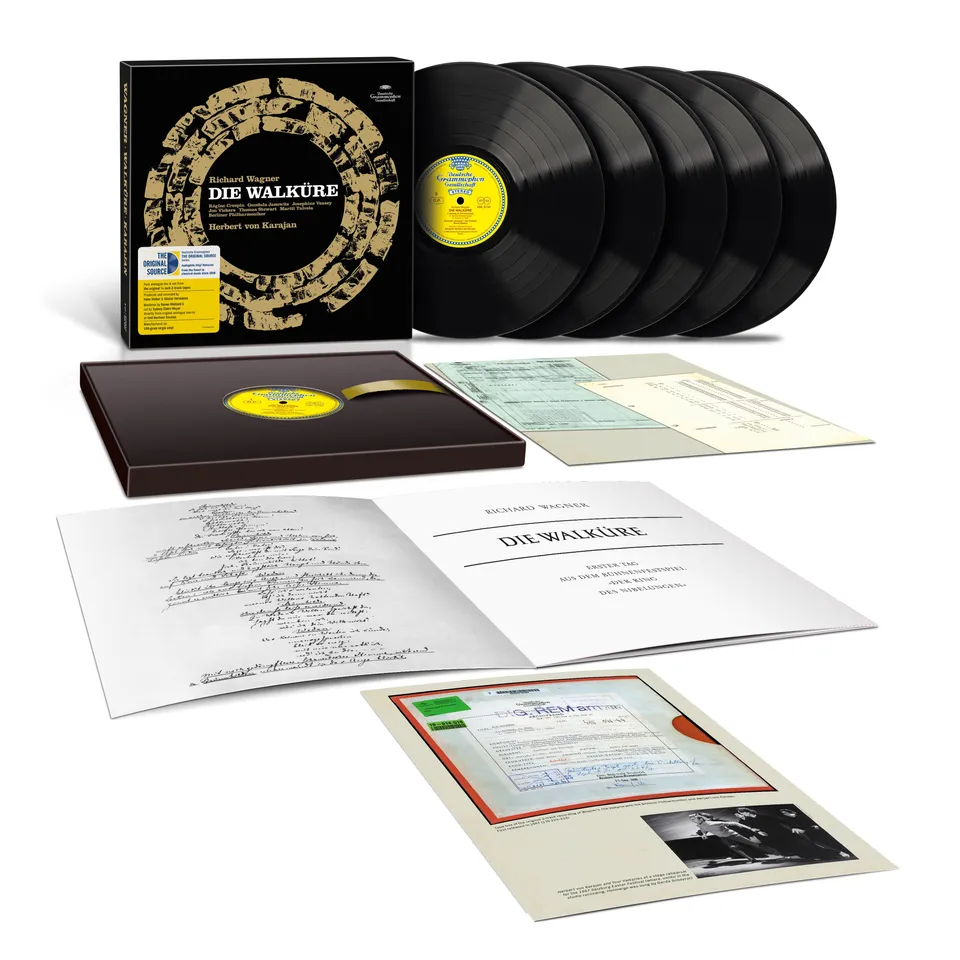Deutsche Grammophon Karajan Walküre 5LP-Box 180g limitiert