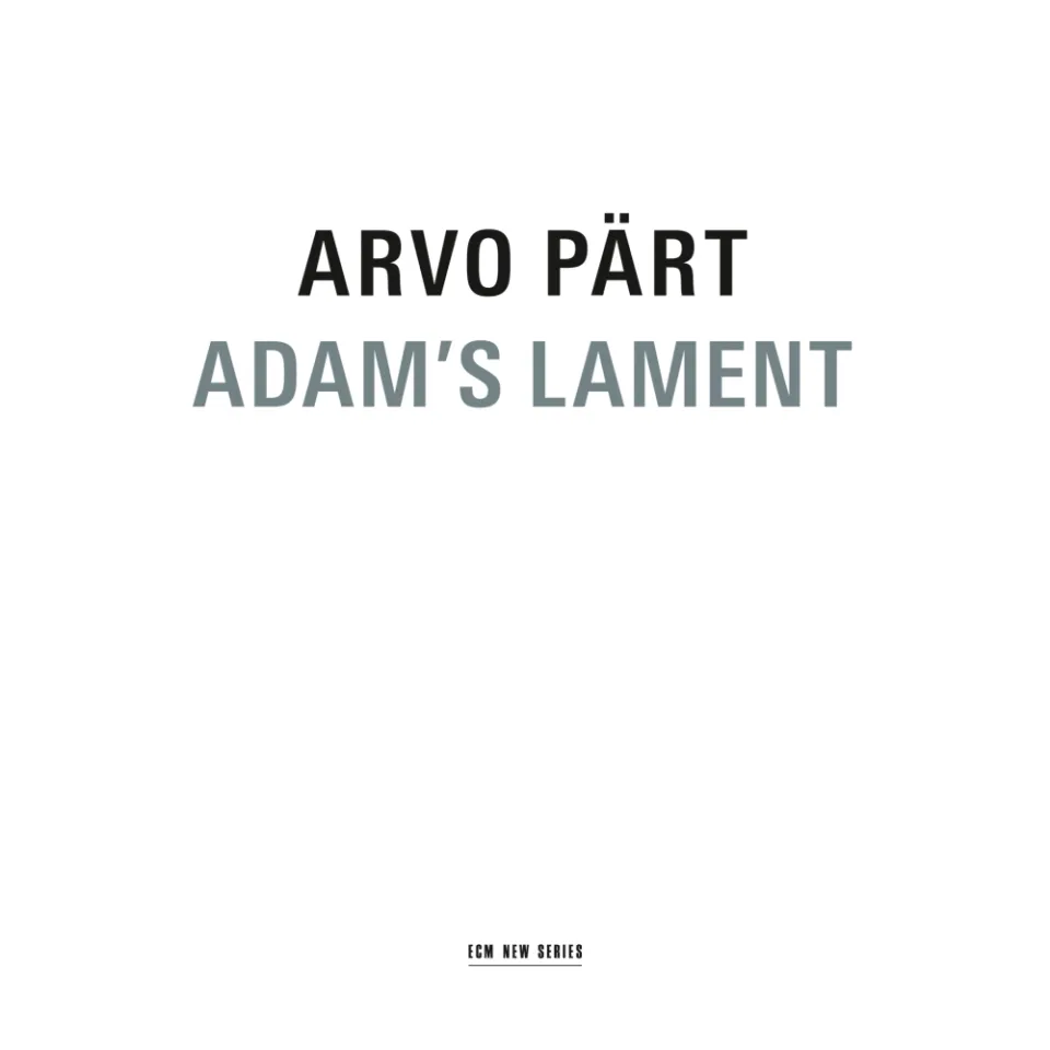 ECM New Series Arvo Pärt Adam's Lament CD Chor