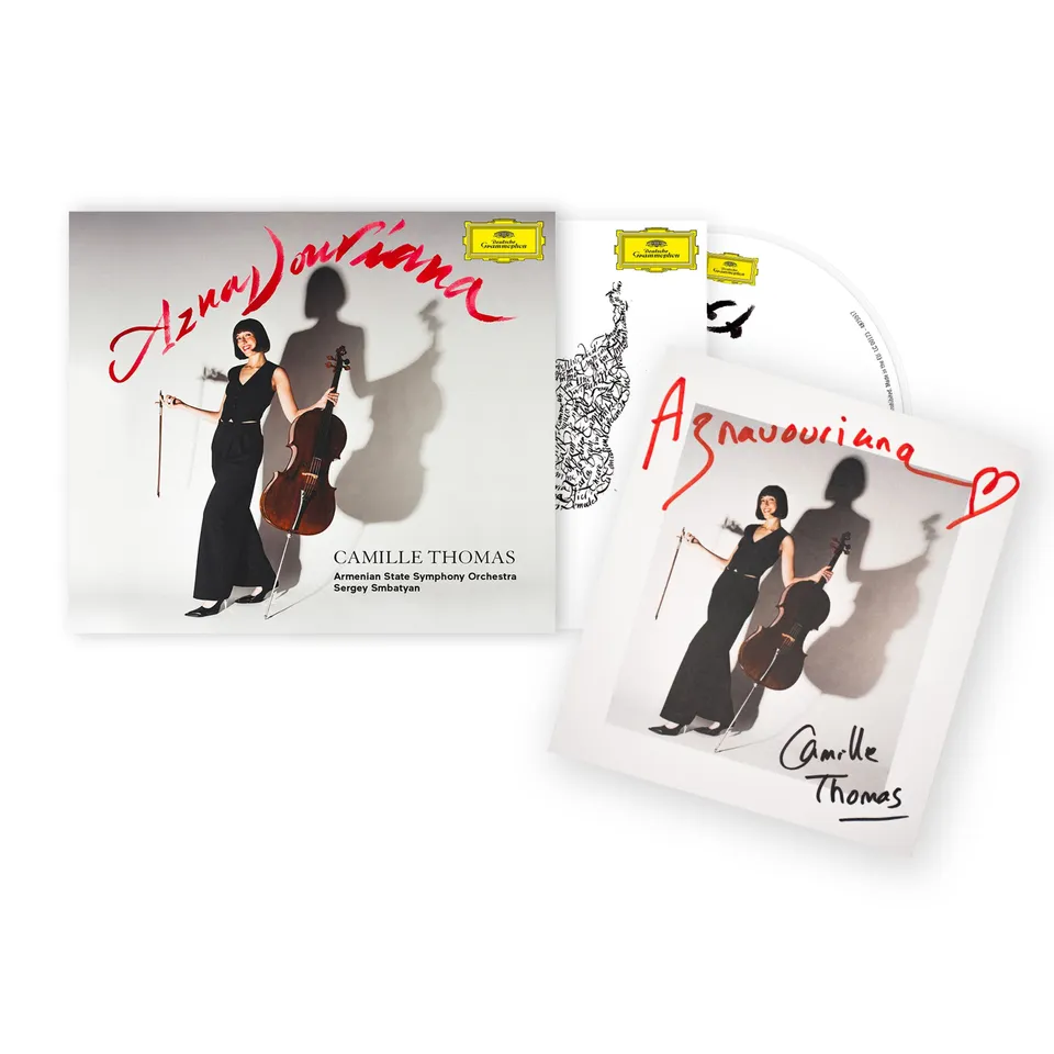 Deutsche Grammophon Aznavouriana Camille Thomas CD signiert