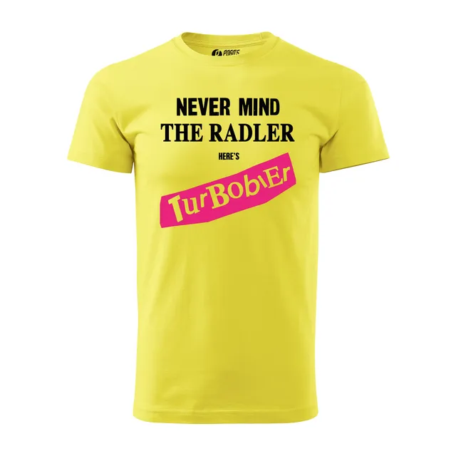 TURBOBIER 77 Shirt gelb Baumwolle Größe S-3XL