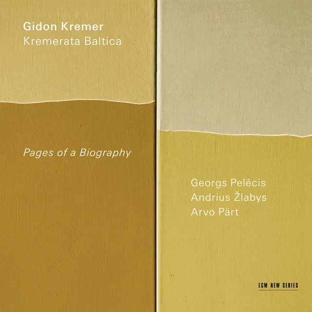 Deutsche Grammophon Kremer Pages of a Biography CD Baltic