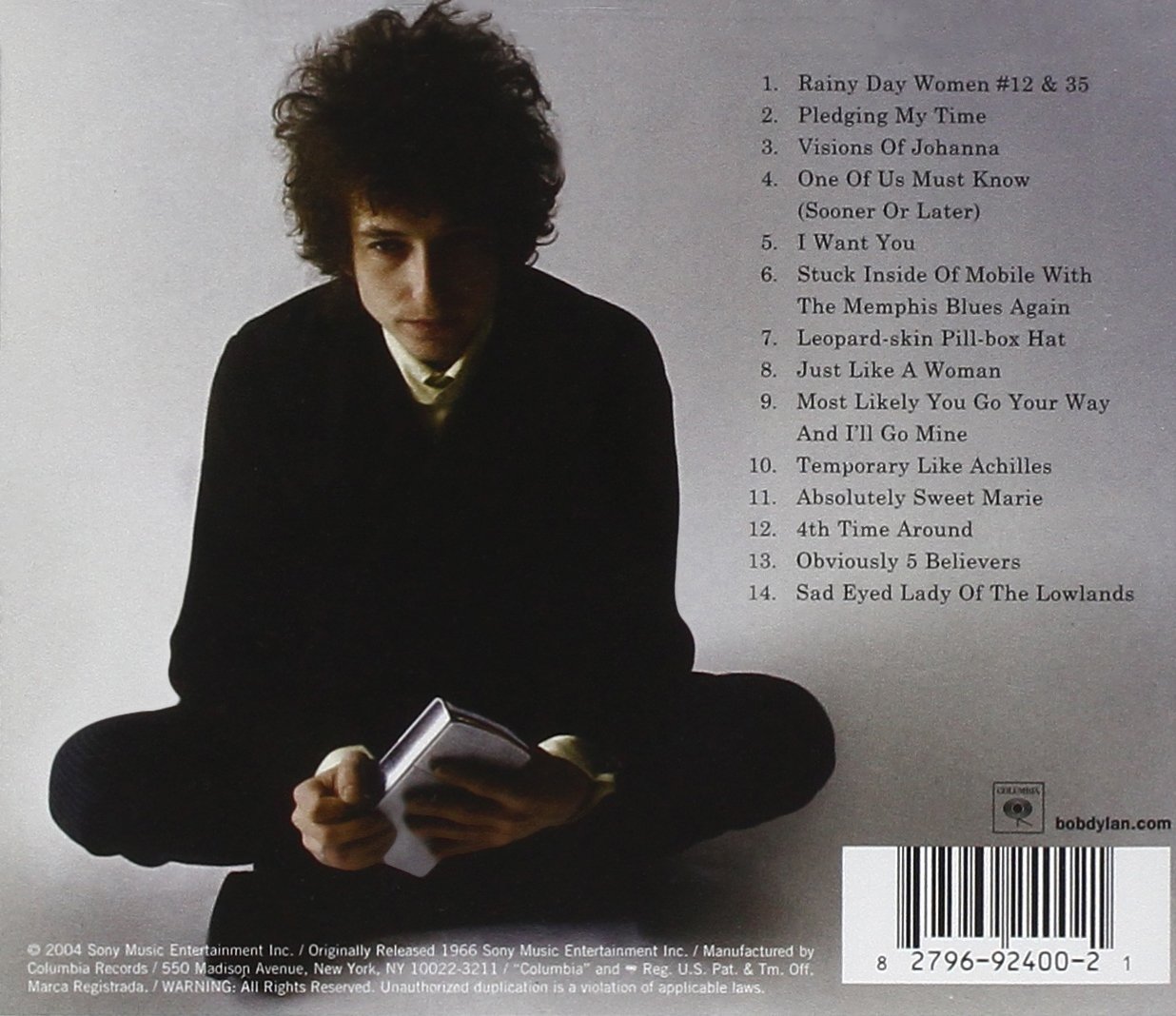 Bob Dylan Blonde on Blonde CD Doppelalbum Remaster
