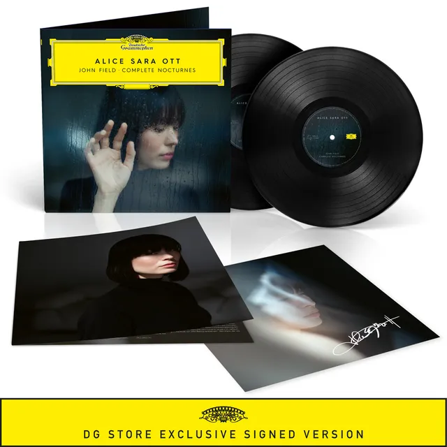 Deutsche Grammophon Alice Sara Ott Field Nocturnes 2LP signiert