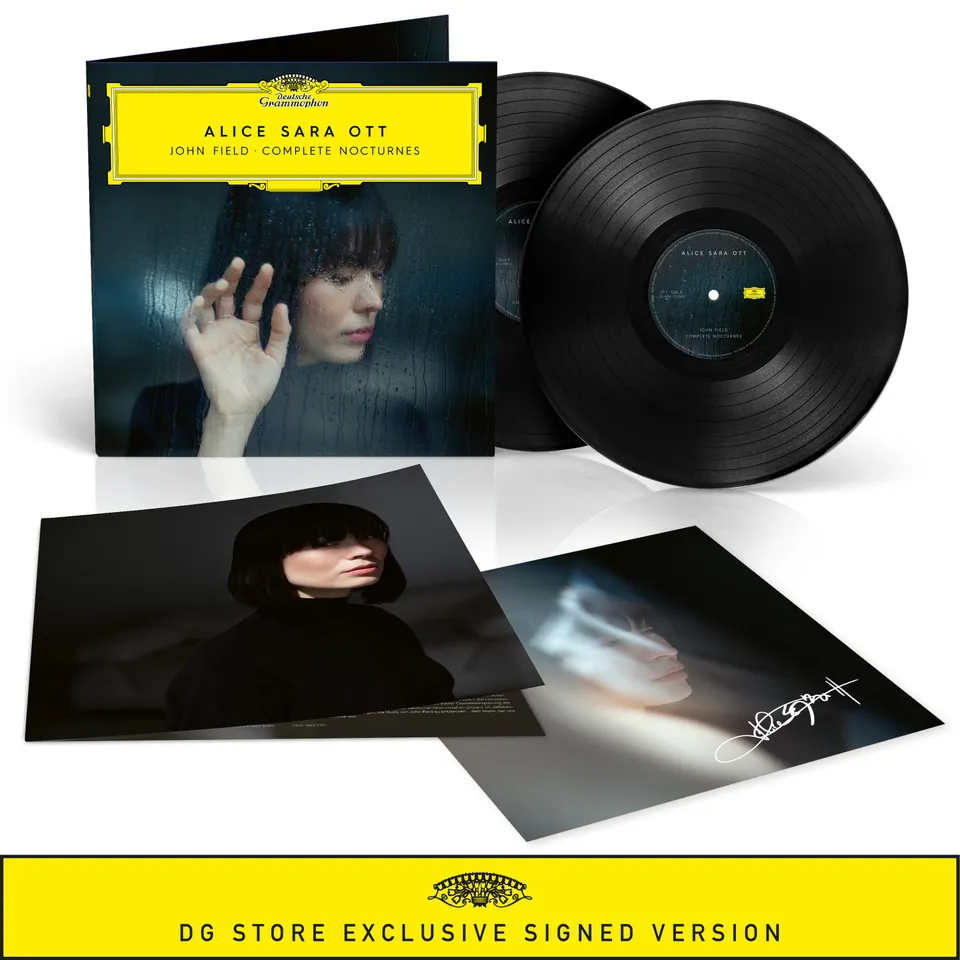 Deutsche Grammophon Alice Sara Ott Field Nocturnes 2LP signiert