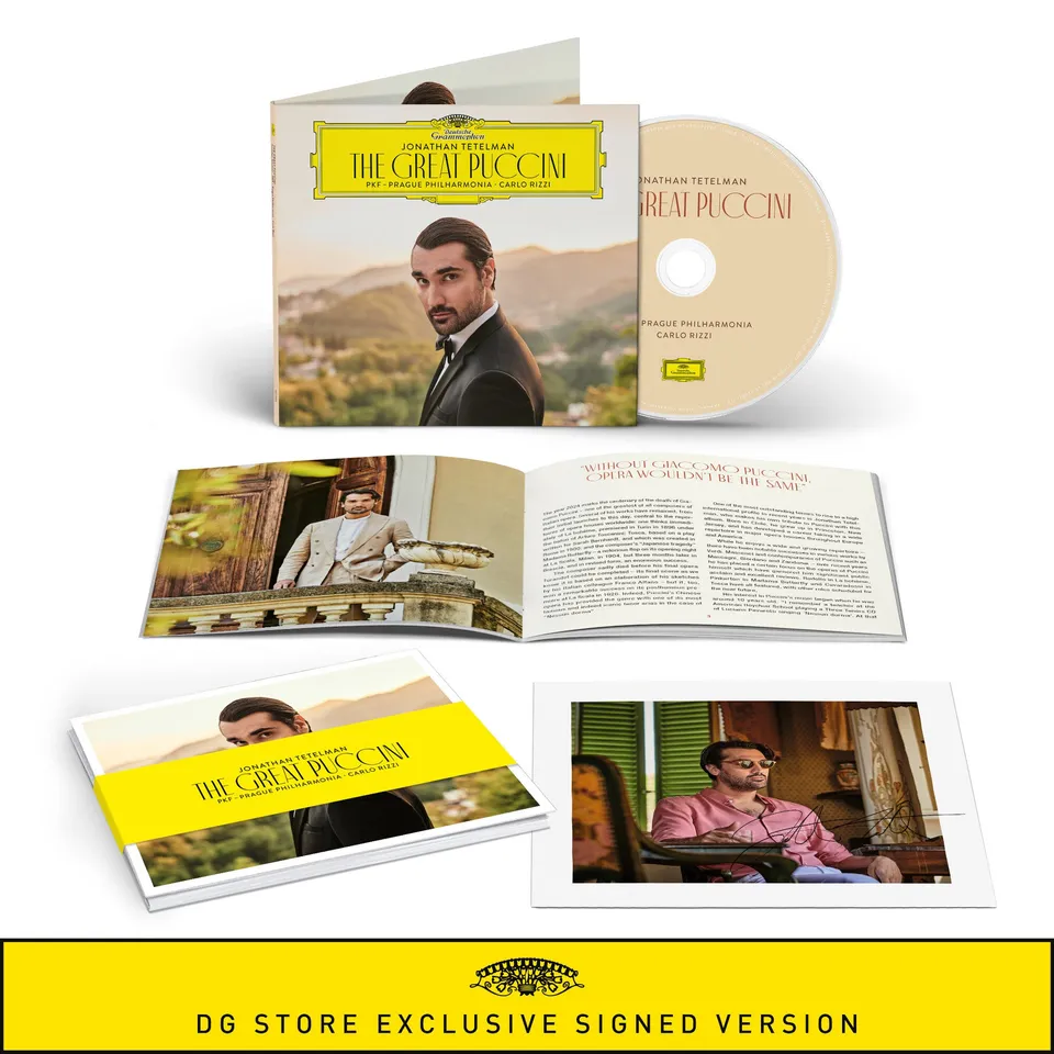Deutsche Grammophon Tetelman The Great Puccini CD Digipack signiert