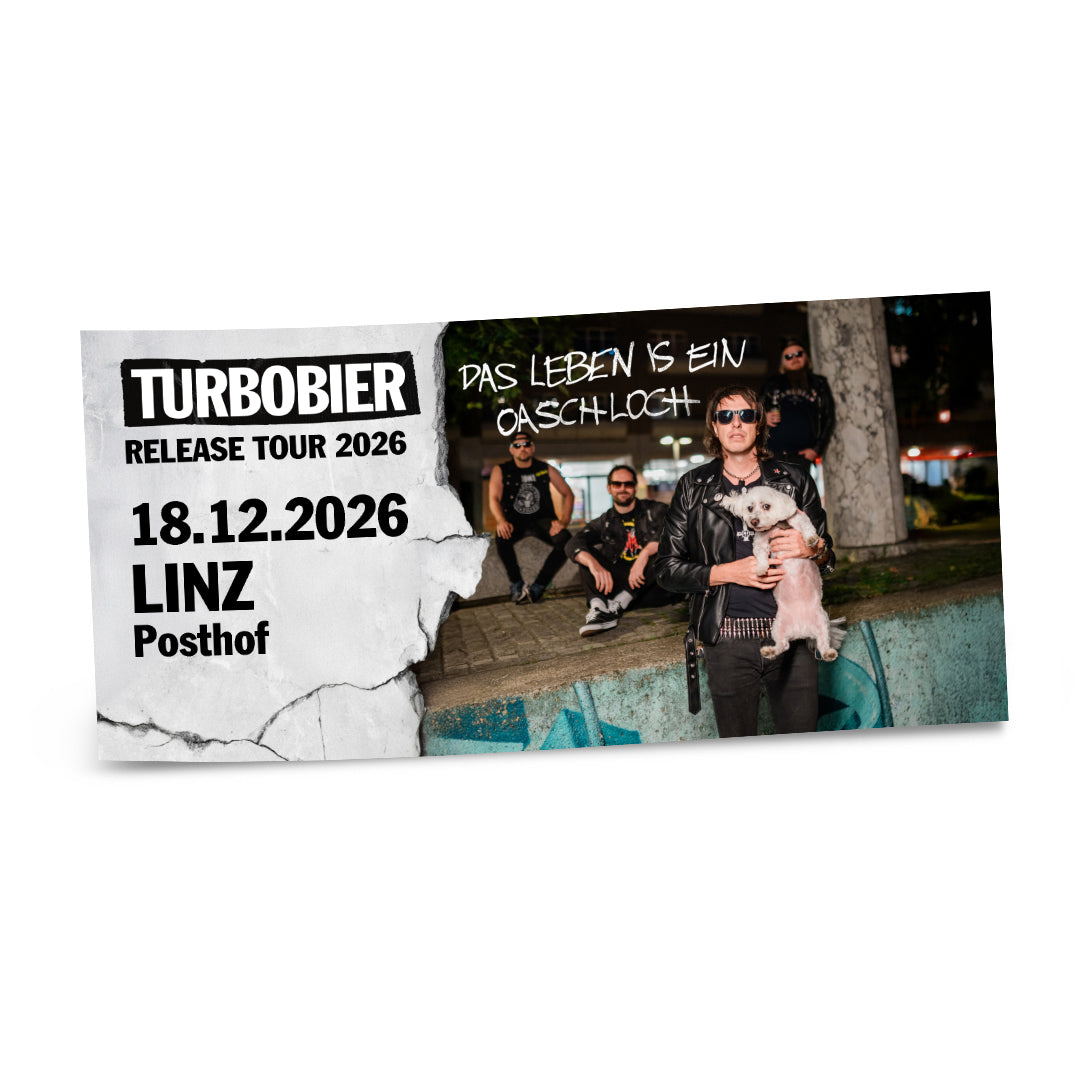 TURBOBIER Oaschloch-Tour Bundle CD + Hardticket AT