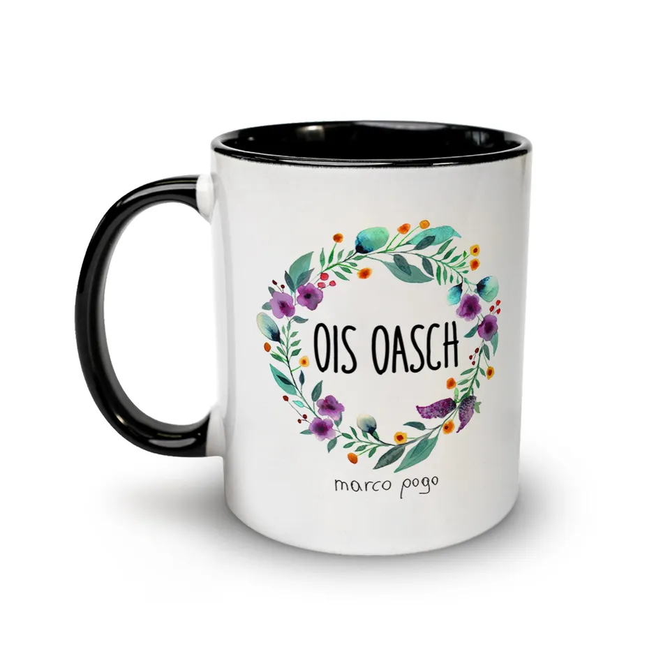 Marco Pogo Ois Oasch Häferl Keramik 0,3l