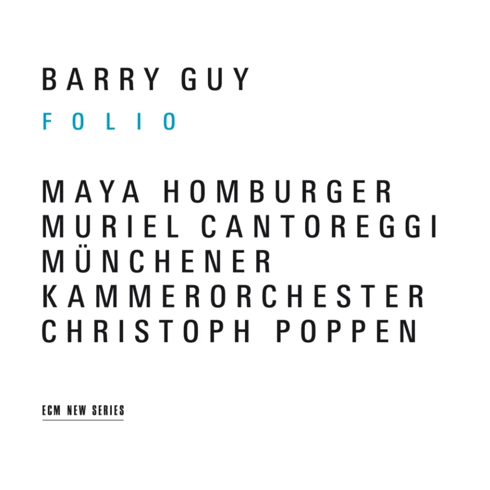 ECM New Series Barry Guy Folio CD Klassik Album