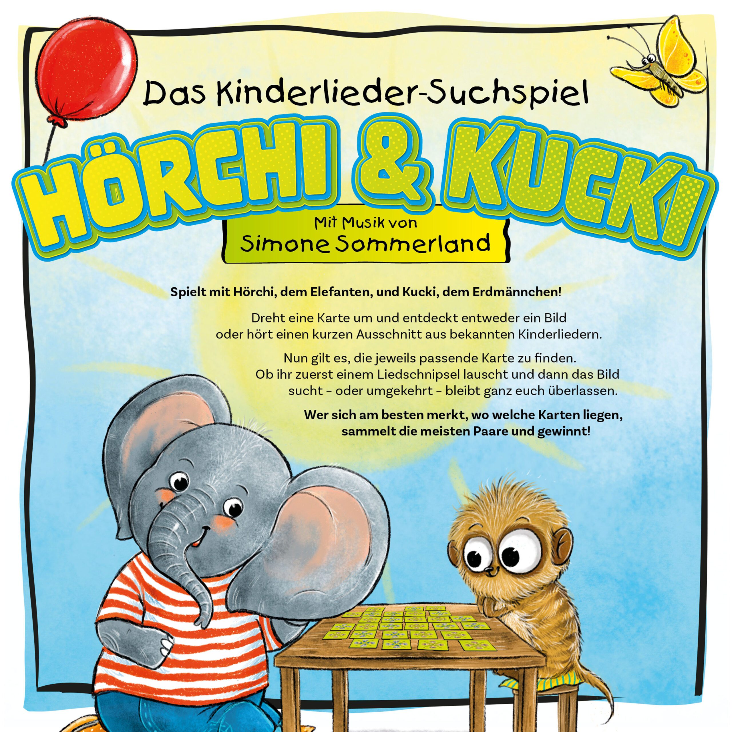 Lamp und Leute Hörchi Kucki Kinderlieder-Suchspiel QR