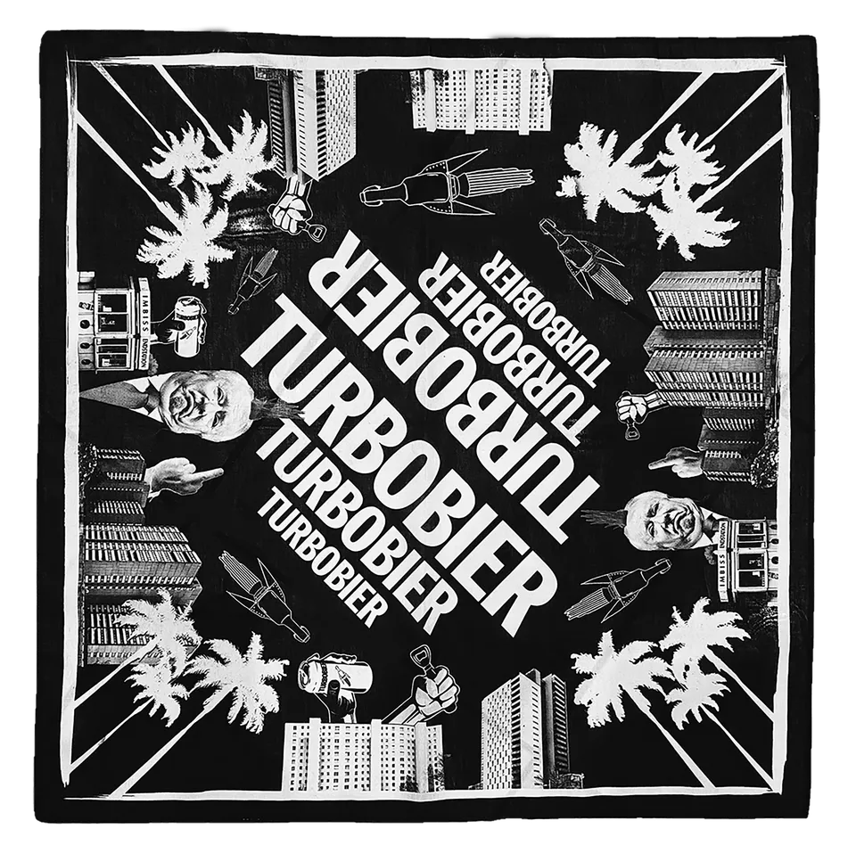 TURBOBIER Bandana Tuch Stirnband vielseitig