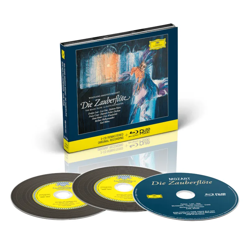 Deutsche Grammophon Böhm Zauberflöte 2CD+Blu-ray Audio Box
