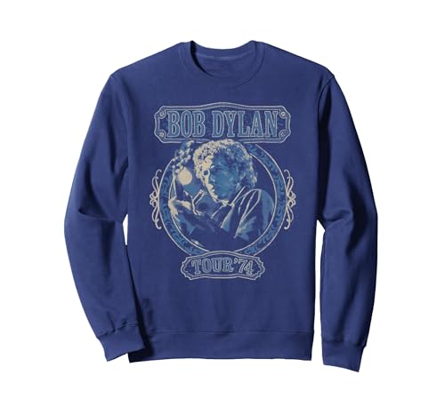 Bob Dylan Tour 74 Sweatshirt schwarz offiziell