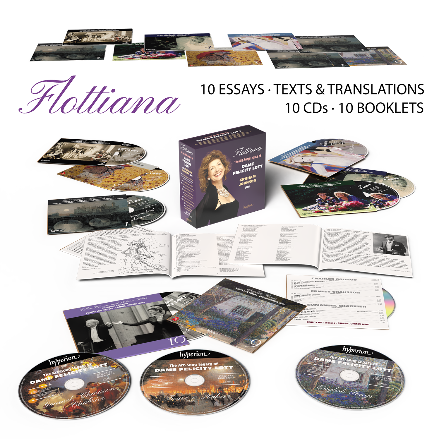 Deutsche Grammophon Flottiana Felicity Lott 10 CD Box