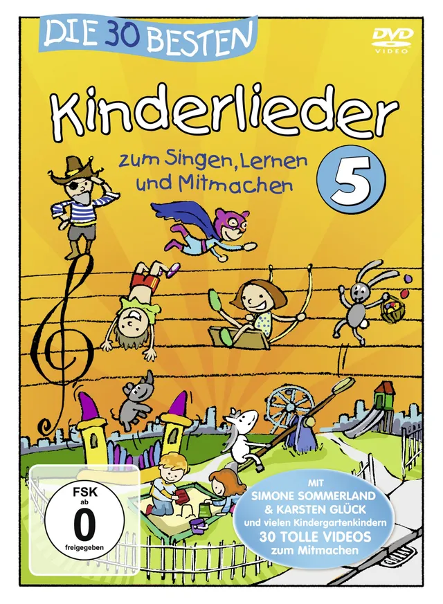 Lamp und Leute Die 30 besten Kinderlieder Vol.5 DVD Lernen