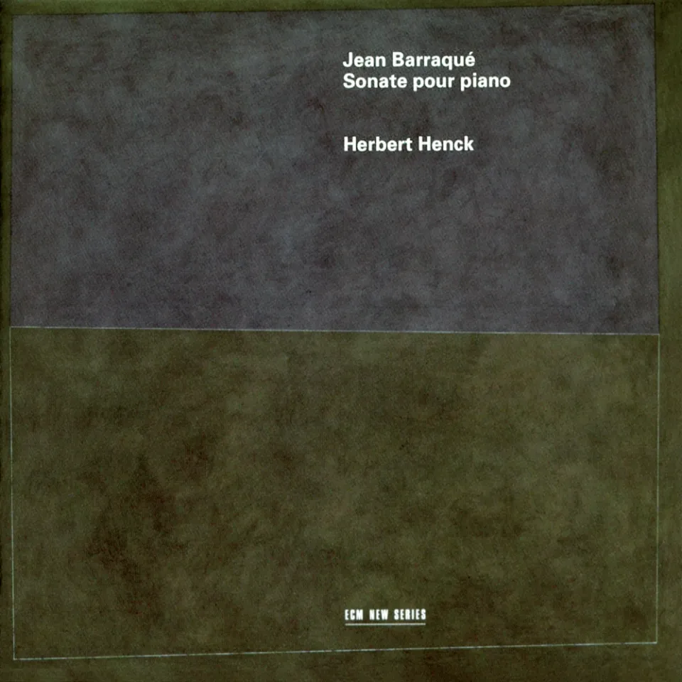 ECM New Series Barraque Sonate Klavier CD Henck