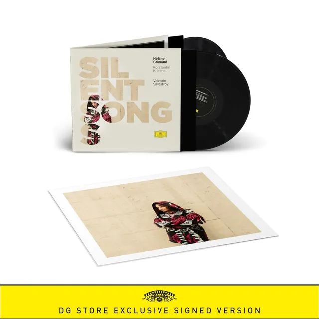 Deutsche Grammophon Grimaud Silvestrov Silent Songs Vinyl LP signiert
