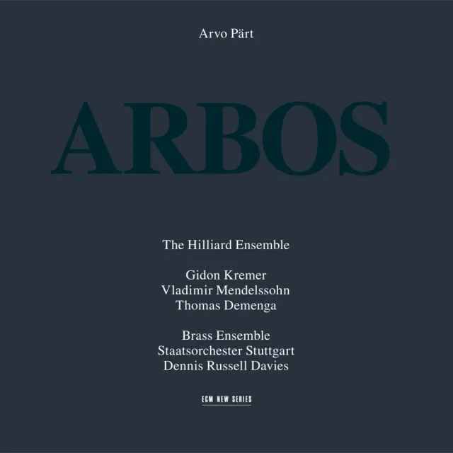 ECM New Series Arvo Pärt Arbos LP Klassik