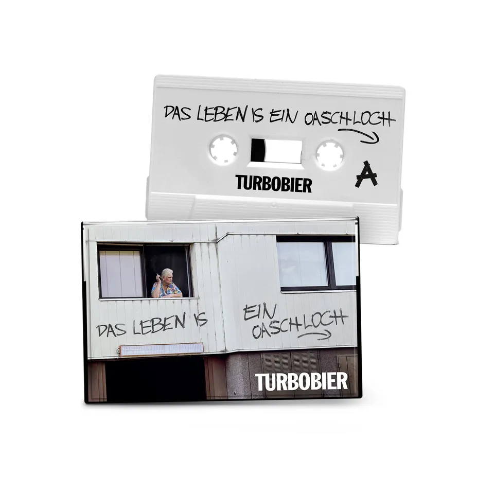 TURBOBIER Das Leben is ein Oaschloch Kassette weiß Album