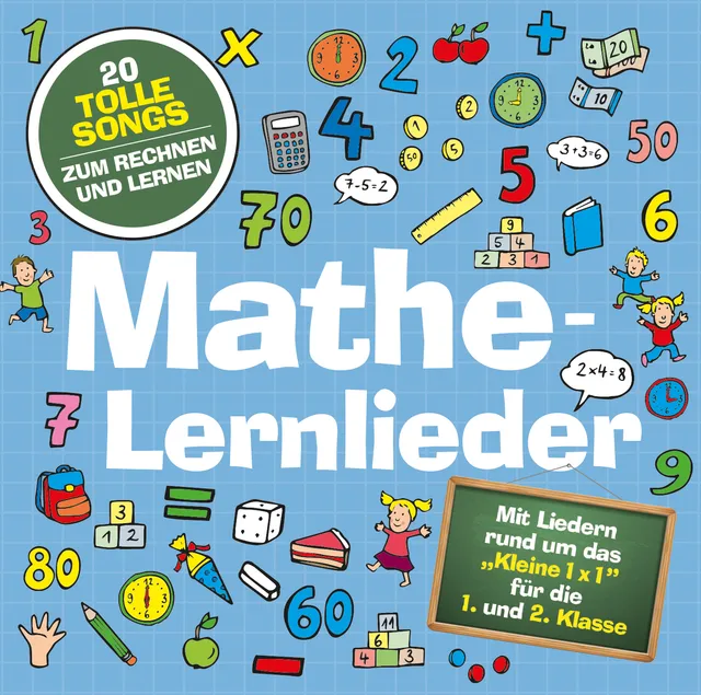 Lamp und Leute Mathe-Lernlieder CD 20 Songs 1. & 2. Klasse